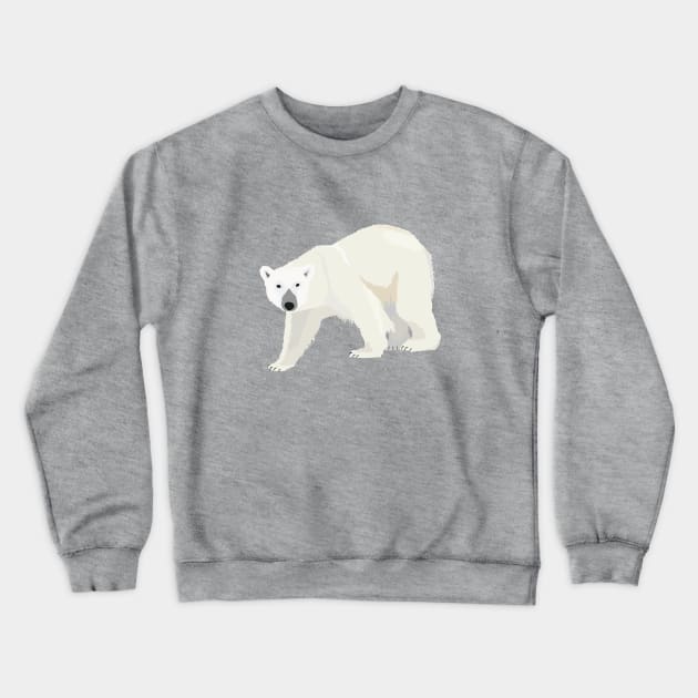 Polar Bear Crewneck Sweatshirt by helengarvey